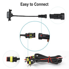 Amber lighting improves visibility in rain or foggy conditions