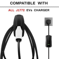 Seven Sparta organizer neatly arranges cables in the garage for safety