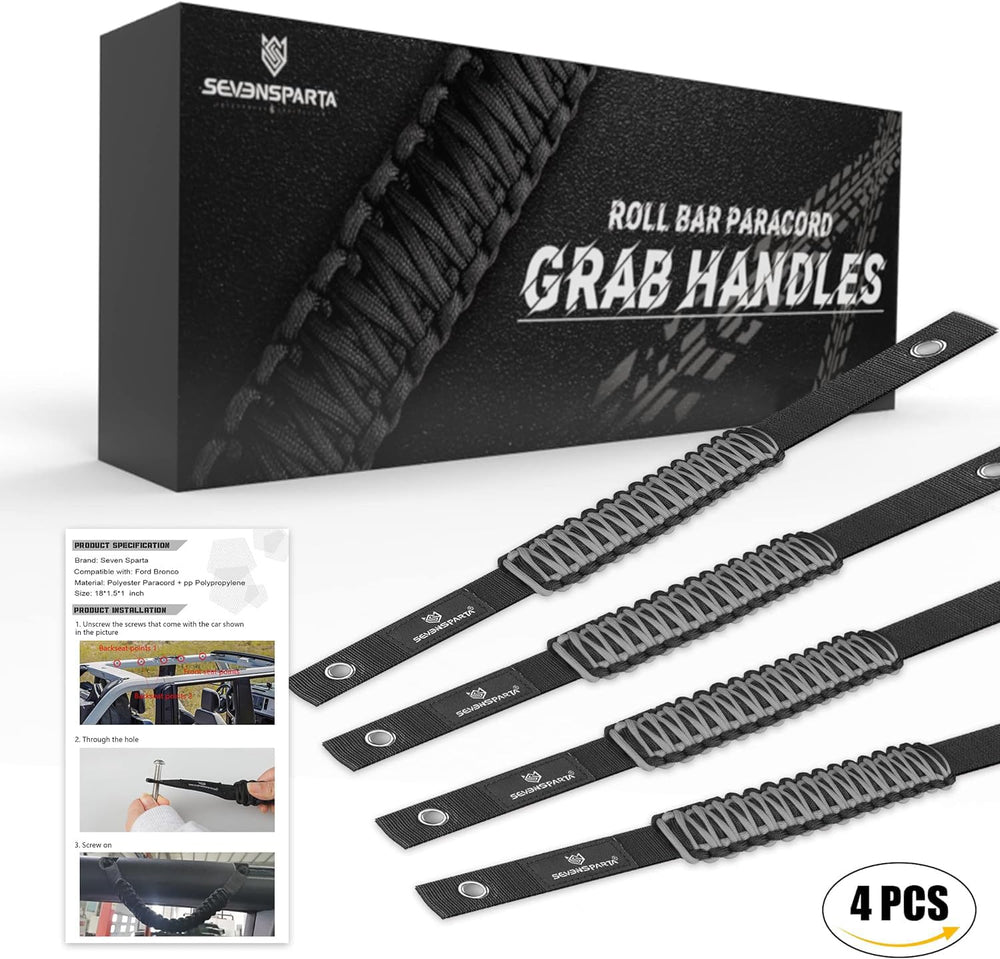Paracord weave and buckle enhance grip stability during off-road use