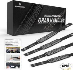 Paracord weave and buckle enhance grip stability during off-road use