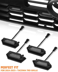 Seven Sparta grill LED light close-up reveals amber lens and durable housing.