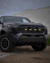Seven Sparta waterproof seal visible on grill LED light for weather resistance.