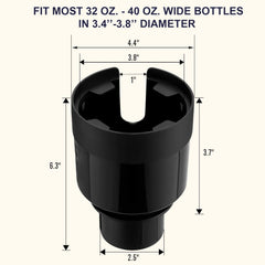 SEVEN SPARTA large-slot design enables easy removal and balanced support.