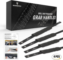 Seven Sparta paracord grip detail shows durable, non-slip texture.