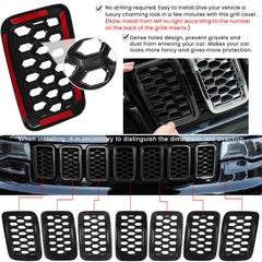 Sevencow honeycomb mesh overlay adds rugged aesthetics to the Jeep GC
