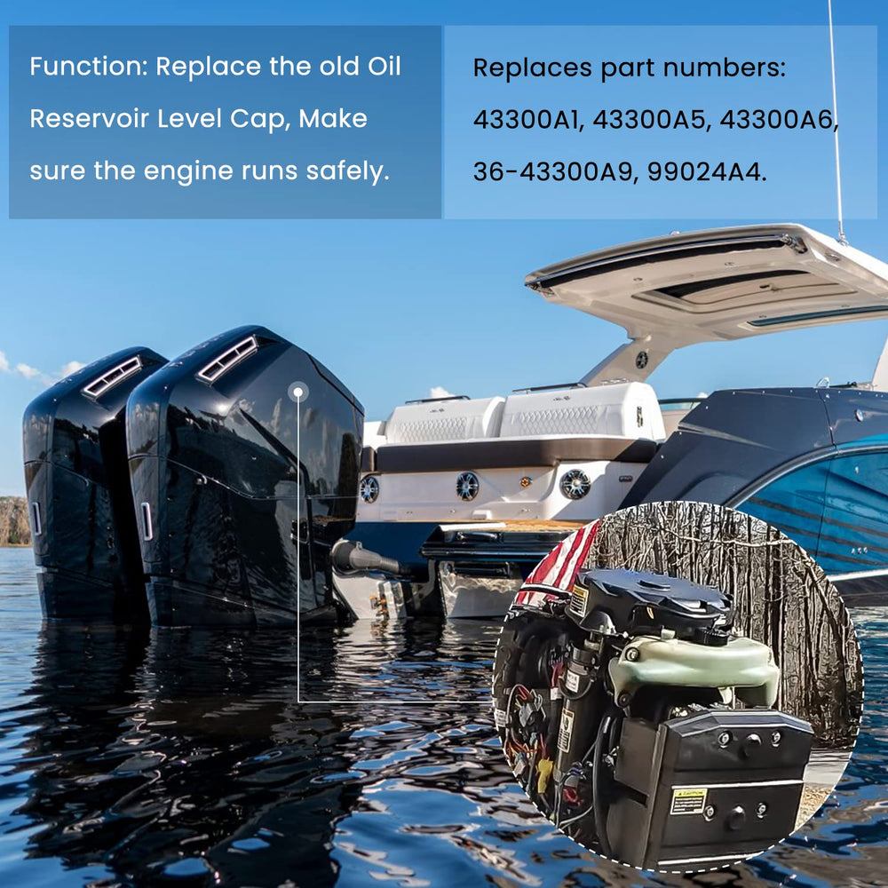 Sevencow oil-cap gasket kit compatible with Mercury replacement parts.