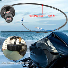 Sevencow oil-cap ground and blue lead wiring aligns with warning module.