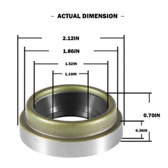 SevenCow steel seals construction for Dana 30 ensures long lasting axle protection