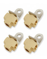 SevnYoko brass 4-pack 3-way tee for 3/16-inch tubes with mounting bracket.