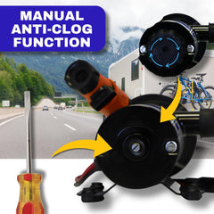 SewerFlo quick-disconnect wiring supports fast setup and easy removal.