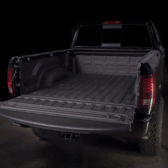 Seymour 20-41 truck bed coating black finish highlights a durable, abrasion-resistant surface.