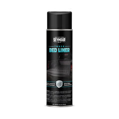 Seymour 20-41 truck bed coating bottle pour demonstrates easy application for a tough black sealant.
