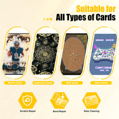 SFAED Card Care Kit cleaning solution removes marks from card faces