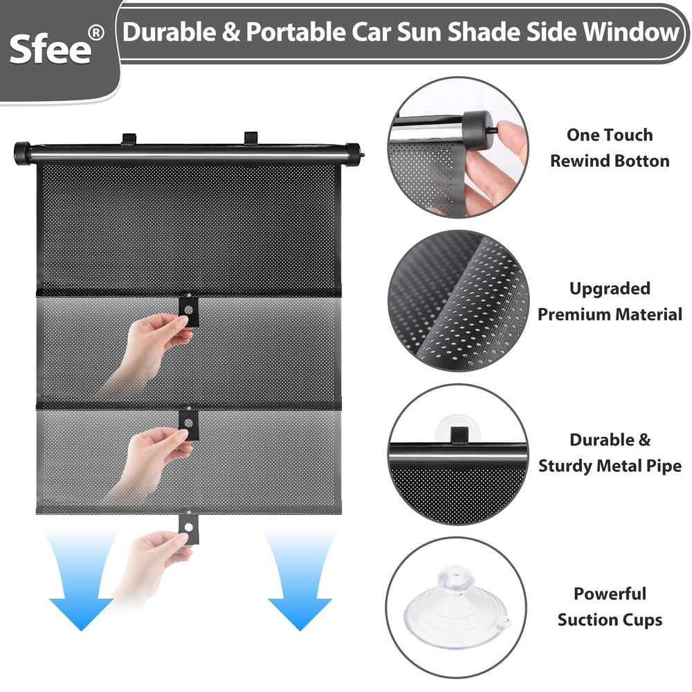 Sfee dual-layer mesh shade balances airflow and sun protection