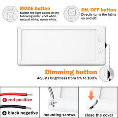 SFNN RV lights interior pack energy-saving LEDs support longer on-the-road use.
