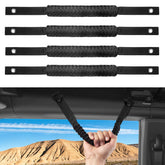 SFYHORK roll bar grab handles front view with secure paracord grip