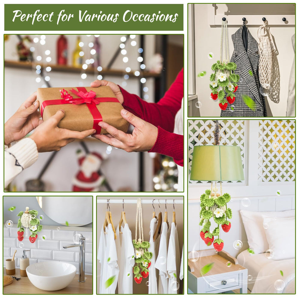 SGIBYN gift-ready crochet air freshener for home or office scent needs.