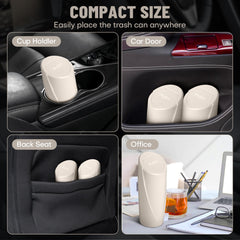 SGLRT car trash bin with 40 bags included for convenience.