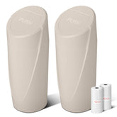 SGLRT car trash bin with lid, front view, keeps your car organized.