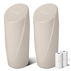 SGLRT car trash bin with lid, front view, keeps your car organized.
