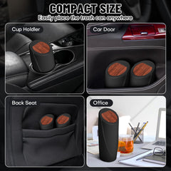 SGLRT mini trash bin in cup holder for easy disposal