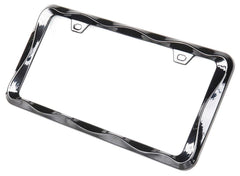 Sgooky 3D Curly Wave closeup highlights zinc die-cast metal and chrome plating durability.
