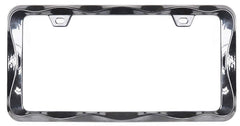 Sgooky 3D Curly Wave side view shows sturdy zinc alloy construction and weather-ready shine.