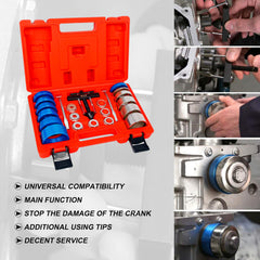 Aluminum sealing adapter protects crank during seal work by SGT