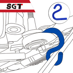 SGT Ball Joint Separator assembly in action shows one-person operation