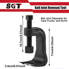 SGT Ball Joint Separator universal fit enables broad compatibility across many models
