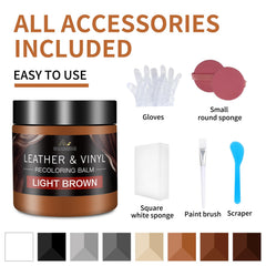 SHABEIBEI jacket leather renewal using multi-use balm