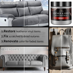SHABEIBEI Mink Oil deep-conditioning application to preserve leather's moisture and flexibility.