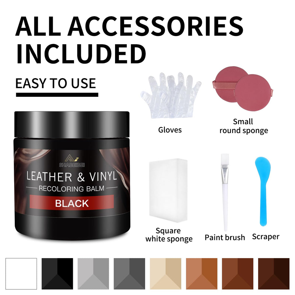 SHABEIBEI multi-use leather repair kit on various materials demonstrates versatility.