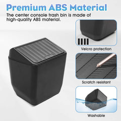 Shademax center console lid design blends with interior and reduces noise