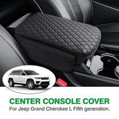 Shademax console pockets for Jeep Grand Cherokee L provide quick storage for small items.