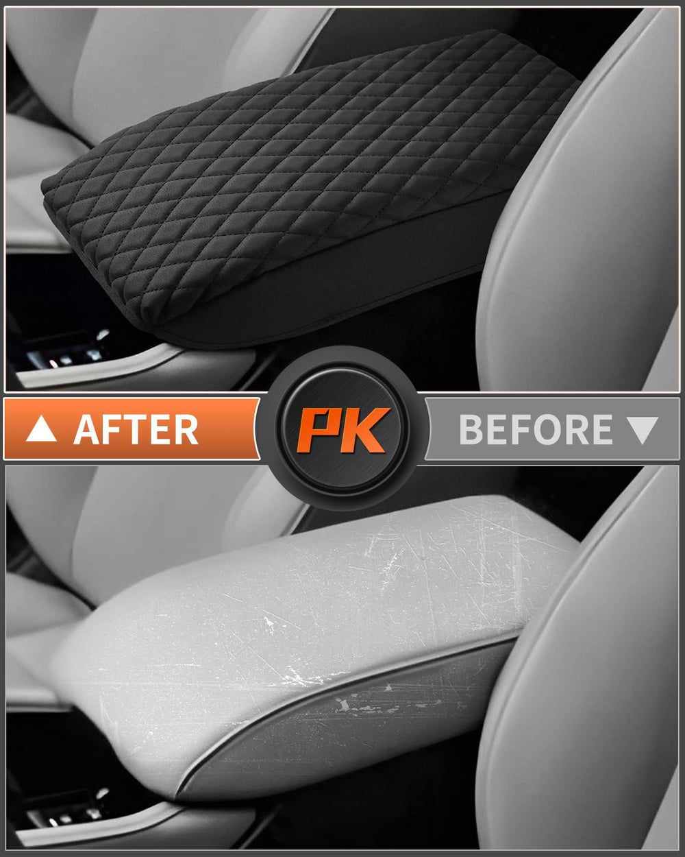 Shademax Honda Accord armrest cushion uses PU leather for durable interior