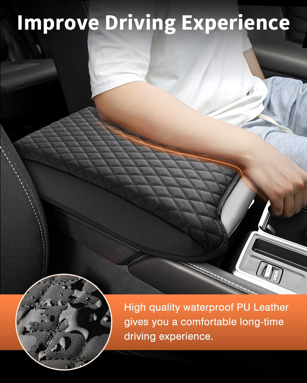 Shademax PU leather material delivers durability and easy cleaning