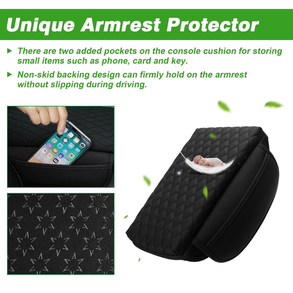 Shademax middle organizer pocket keeps phones, cards, and keys neatly within reach.