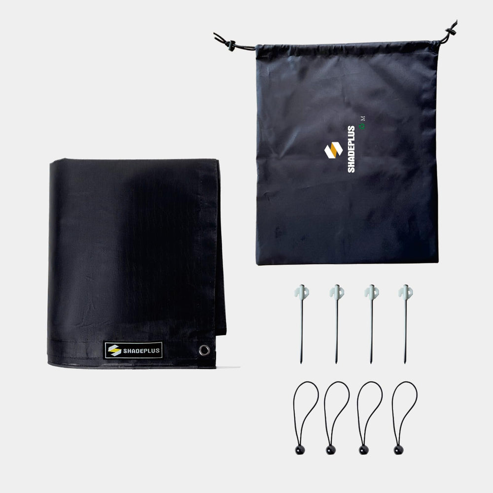 SHADEPLUS easy-install kit speeds setup on site.