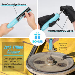 Shall mini grease gun kit sharp nozzle for precise injection