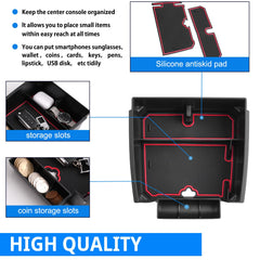Accessible storage space in SHAOHAO tray for daily essentials