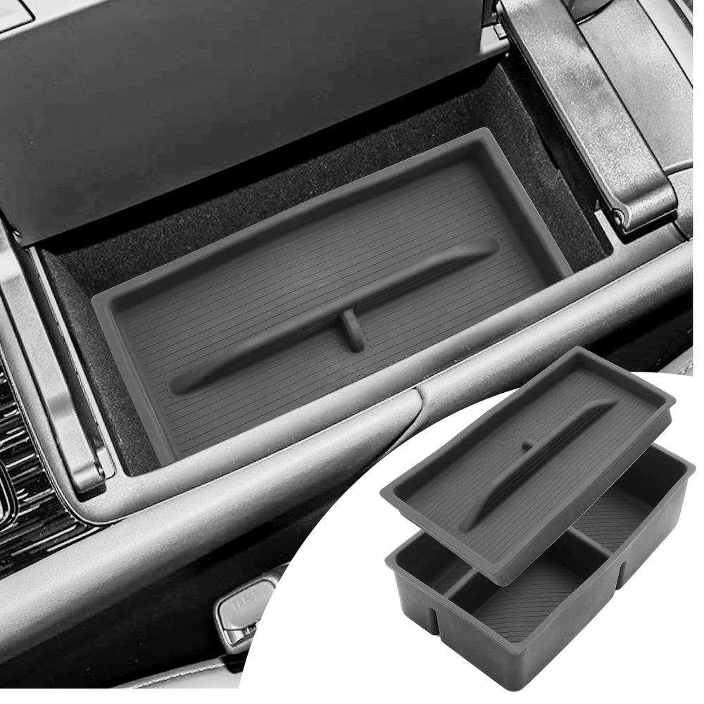 SHAOHAO Lexus RX center console organizer keeps sunglasses and phone within reach.