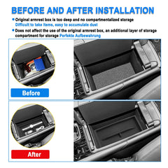 SHAOHAO Lexus RX coin holder compartment neatly stores change and cards.