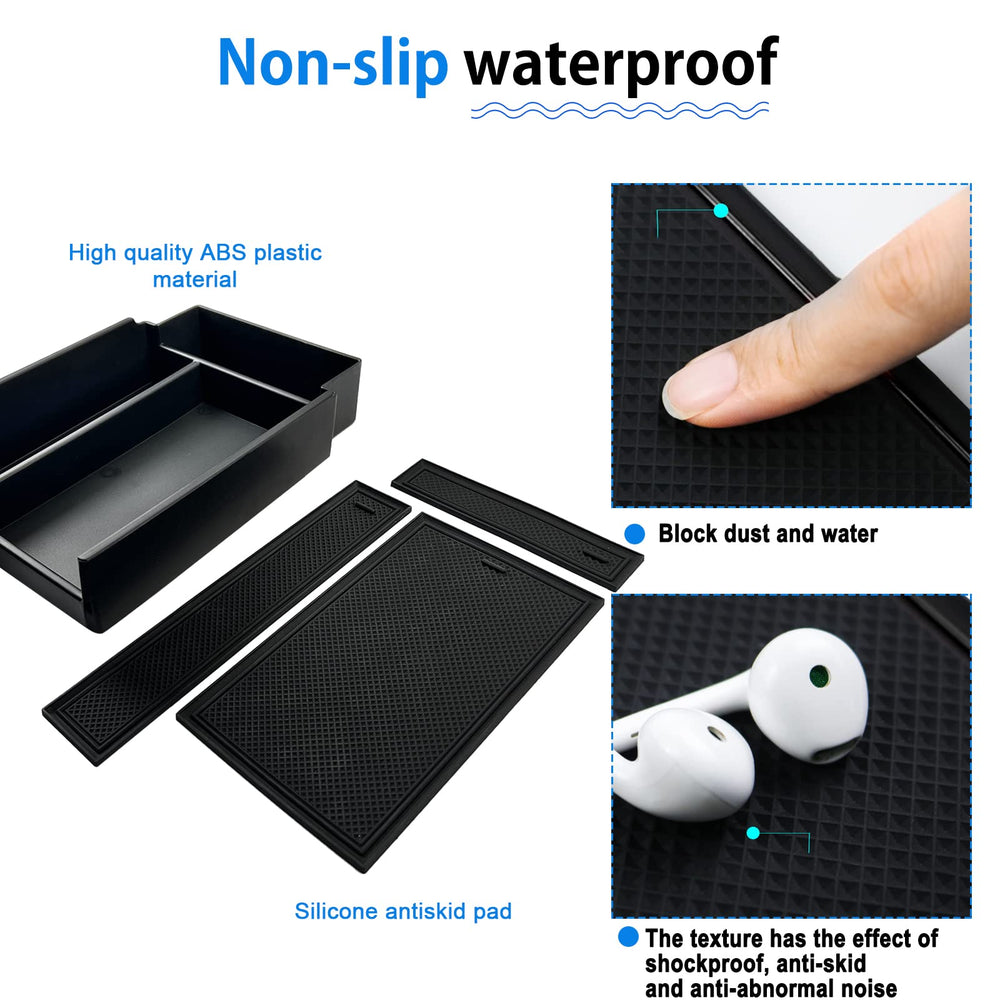 SHAOHAO Pathfinder center-console tray easy to install without tools.