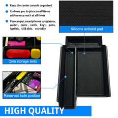 SHAOHAO Pathfinder center-console tray features premium matte material for durability.