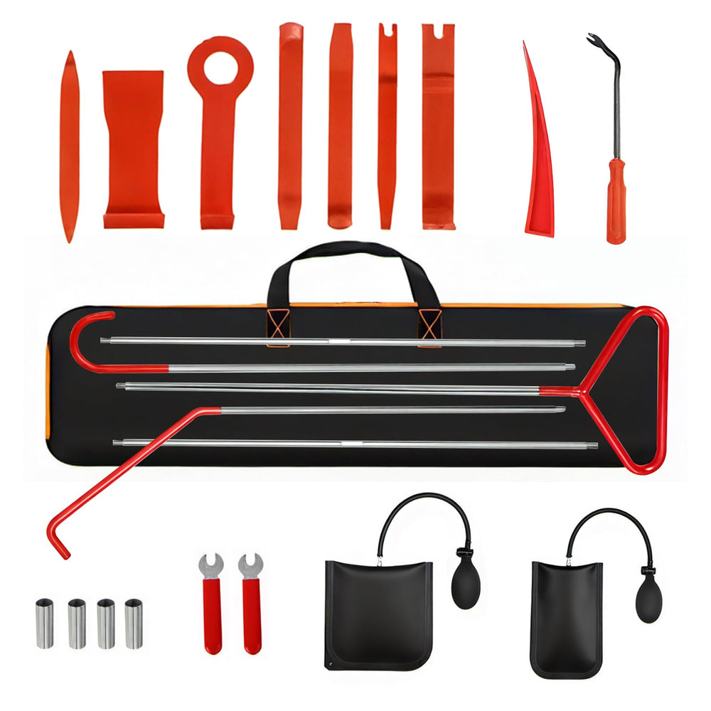 SHAOKAOLU 25-pcs professional car tool kit laid out for quick repairs
