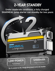 Sharmeal 7000A USB charging keeps devices powered outdoors.