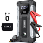 Sharmeal 5000A jump starter power unit for quick vehicle starts.