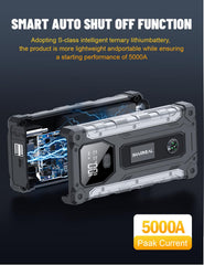 Sharmeal 800-lumen LED for improved visibility.