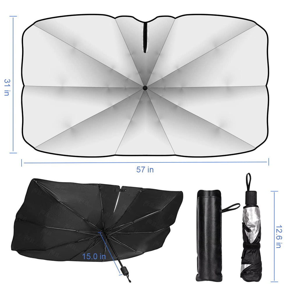 SHARPAI sun shade compatible with most sedans and SUVs